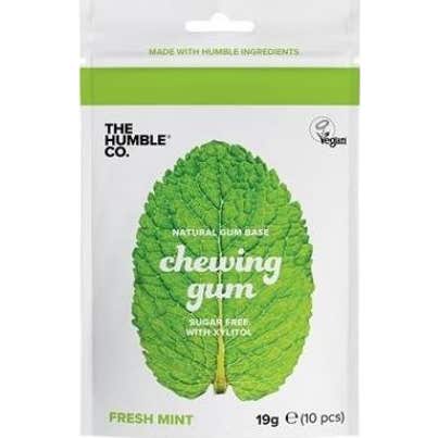 The Humble Co Natural Chewing Gum Fresh Mint 10 uds