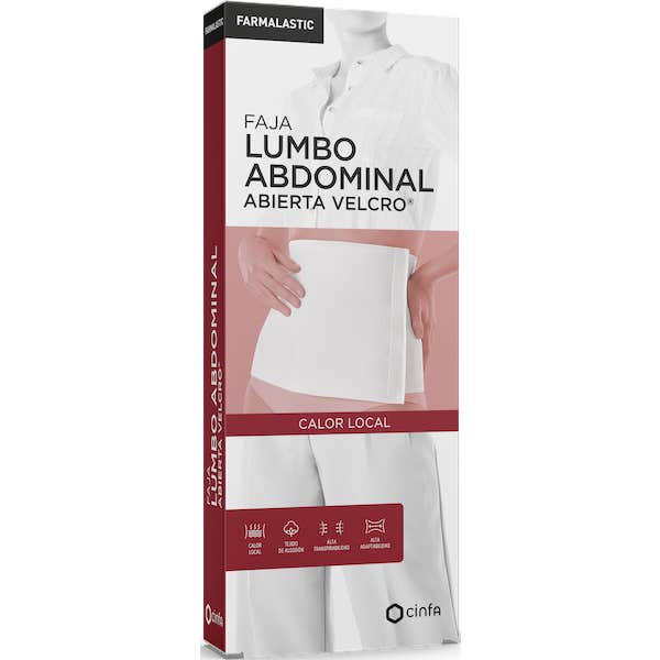 Farmalastic faja velcro blanca T 1