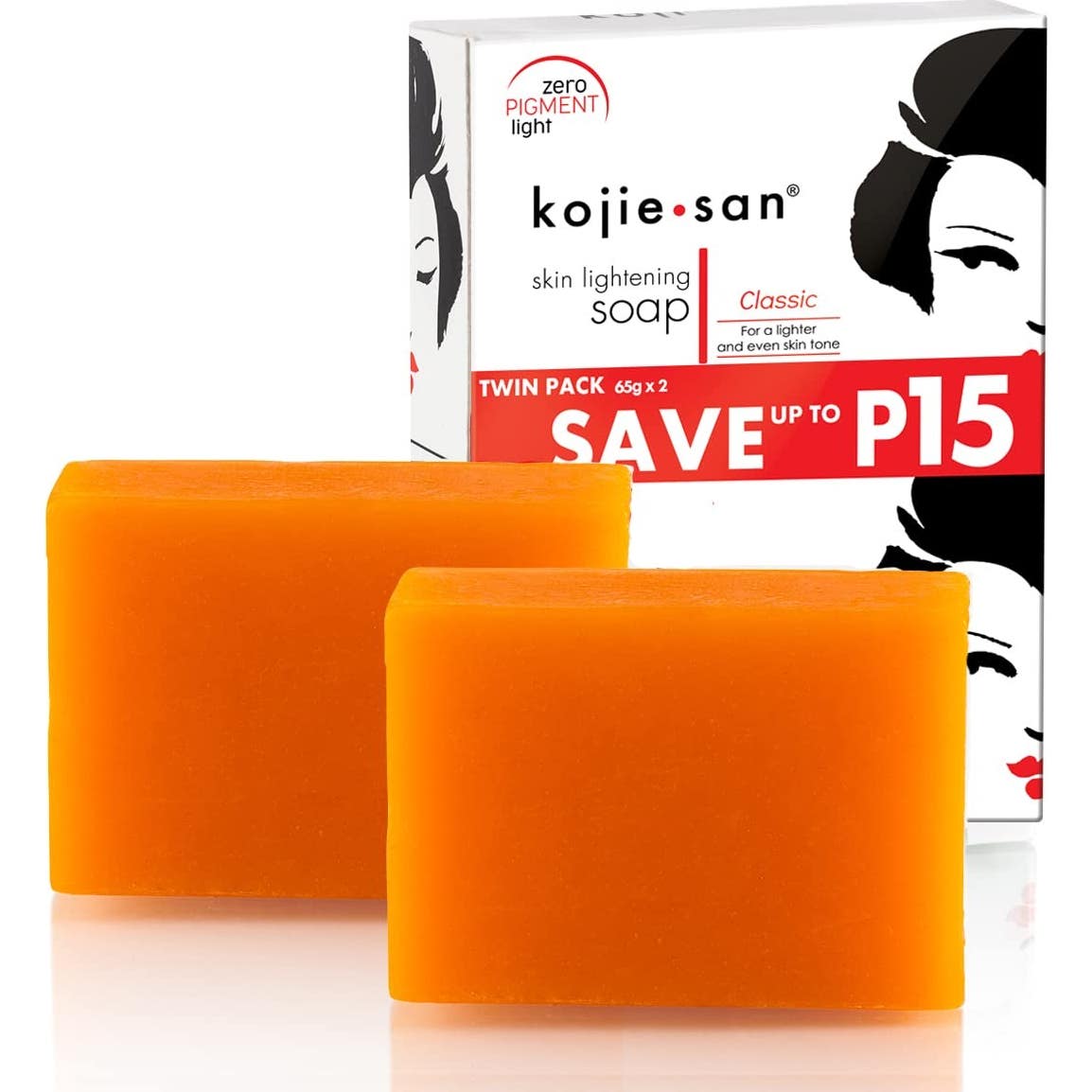 Kojie-San Skin Lightening Kojic Acid Soap 2x65g