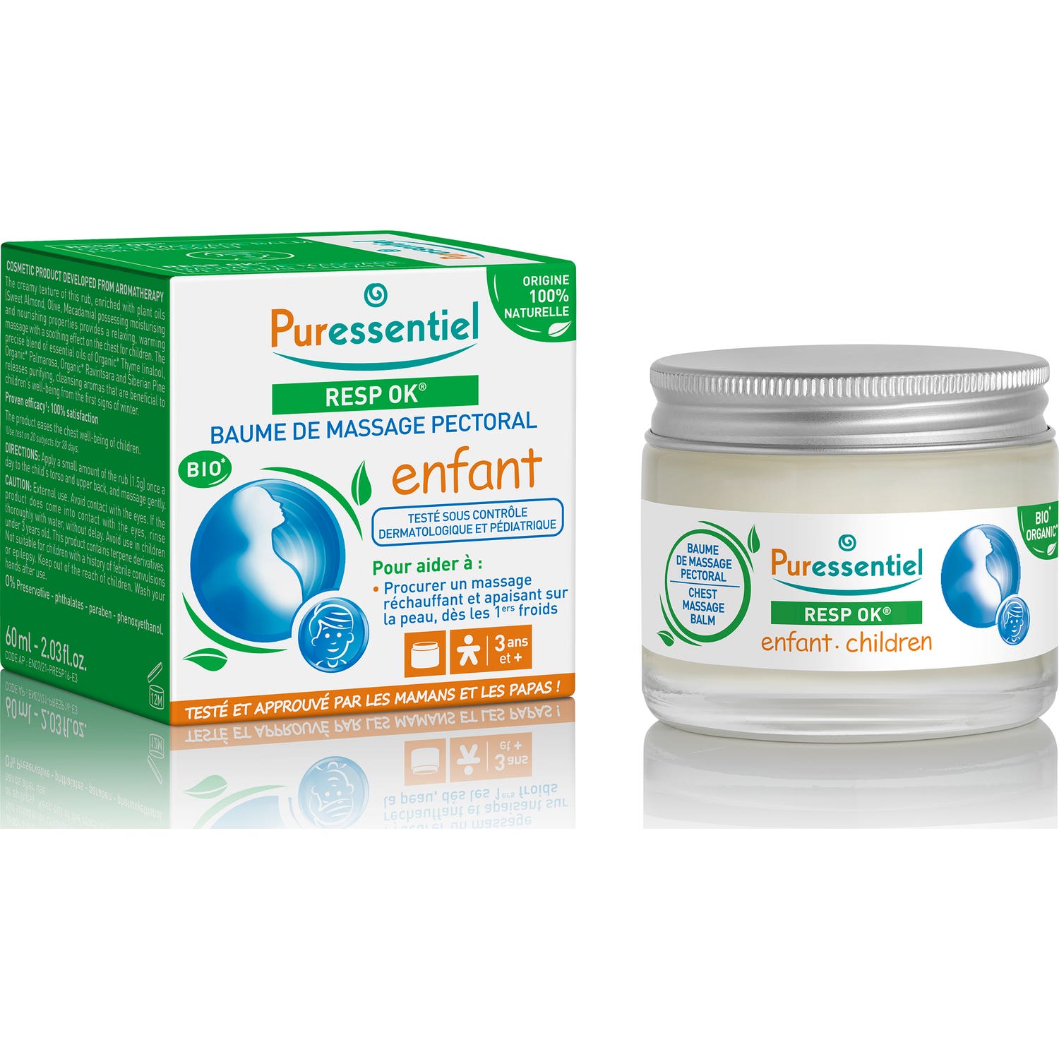 Puressentiel Bálsamo de masaje pectoral Infantil RespOK 60 ml