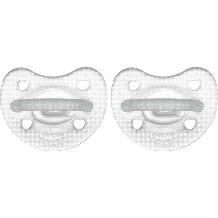 Chicco Physioforma Soft Crystal Chupeta 2-6m Transpar 2 Unidades
