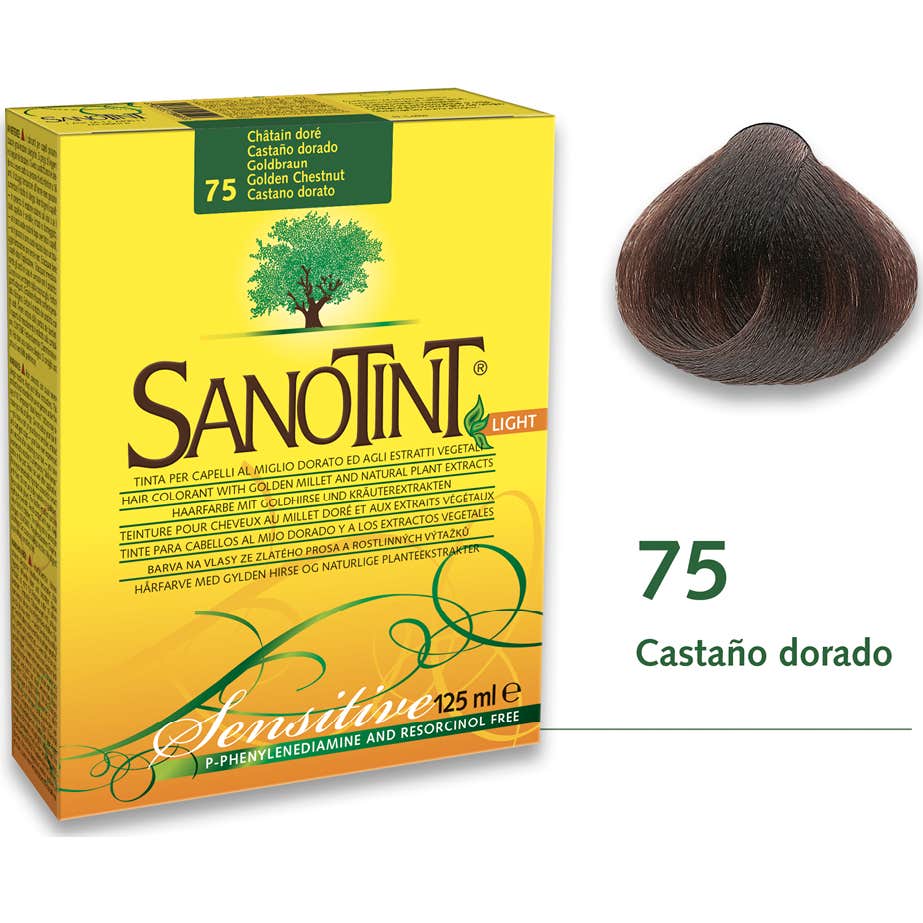 Santiveri Sanotint Tinte Sensitive 75 Castaño Dorado 125ml