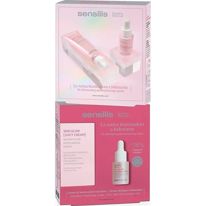 Sensilis Pack Skin Glow Crema 50 ml + Sérum 15 ml