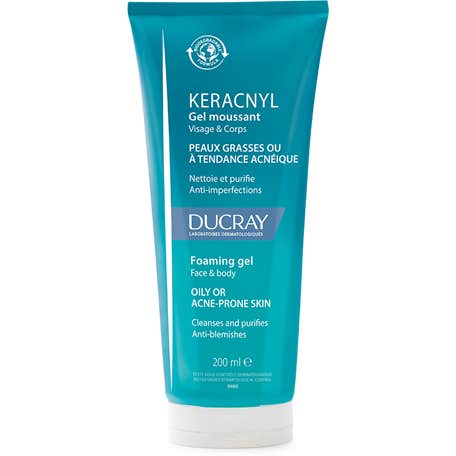 Ducray Keracnyl Gel Limpiador 2x400ml