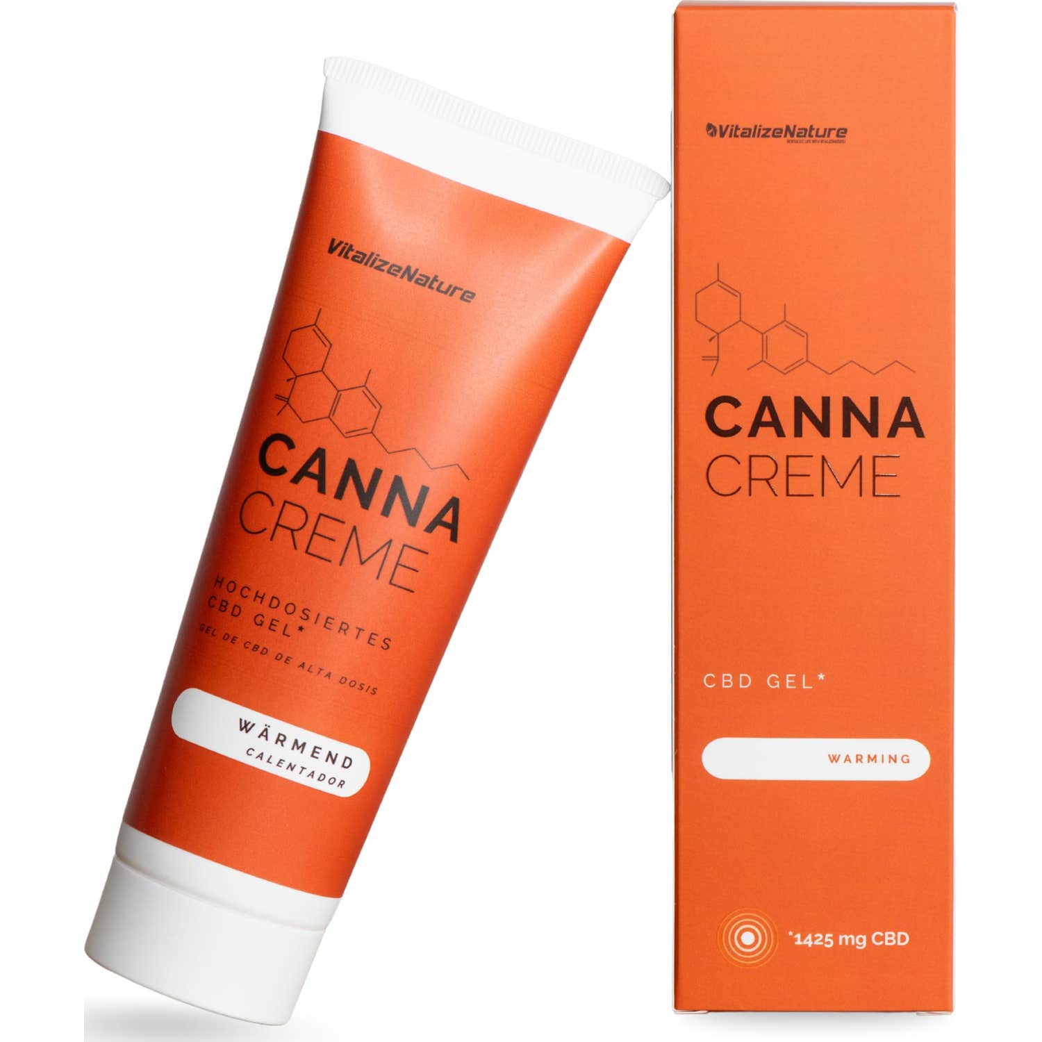 Vitalizenature Gel Crema Cbd Calor 1425mg 120ml