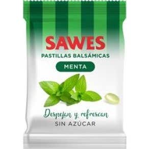 Sawes caramelos sin azúcar menta 50g