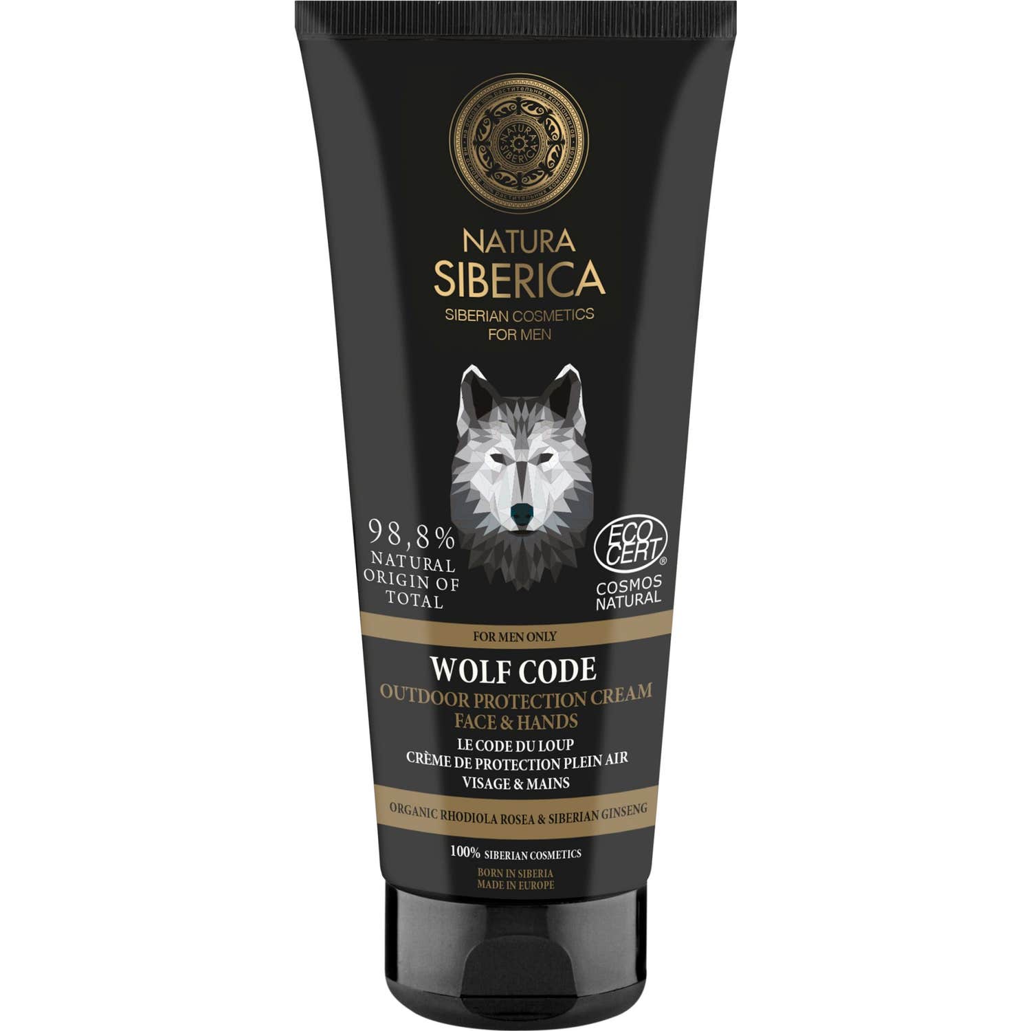 Natura Siberica La astucia del lobo - crema protectora de manos y rostro 80 ml