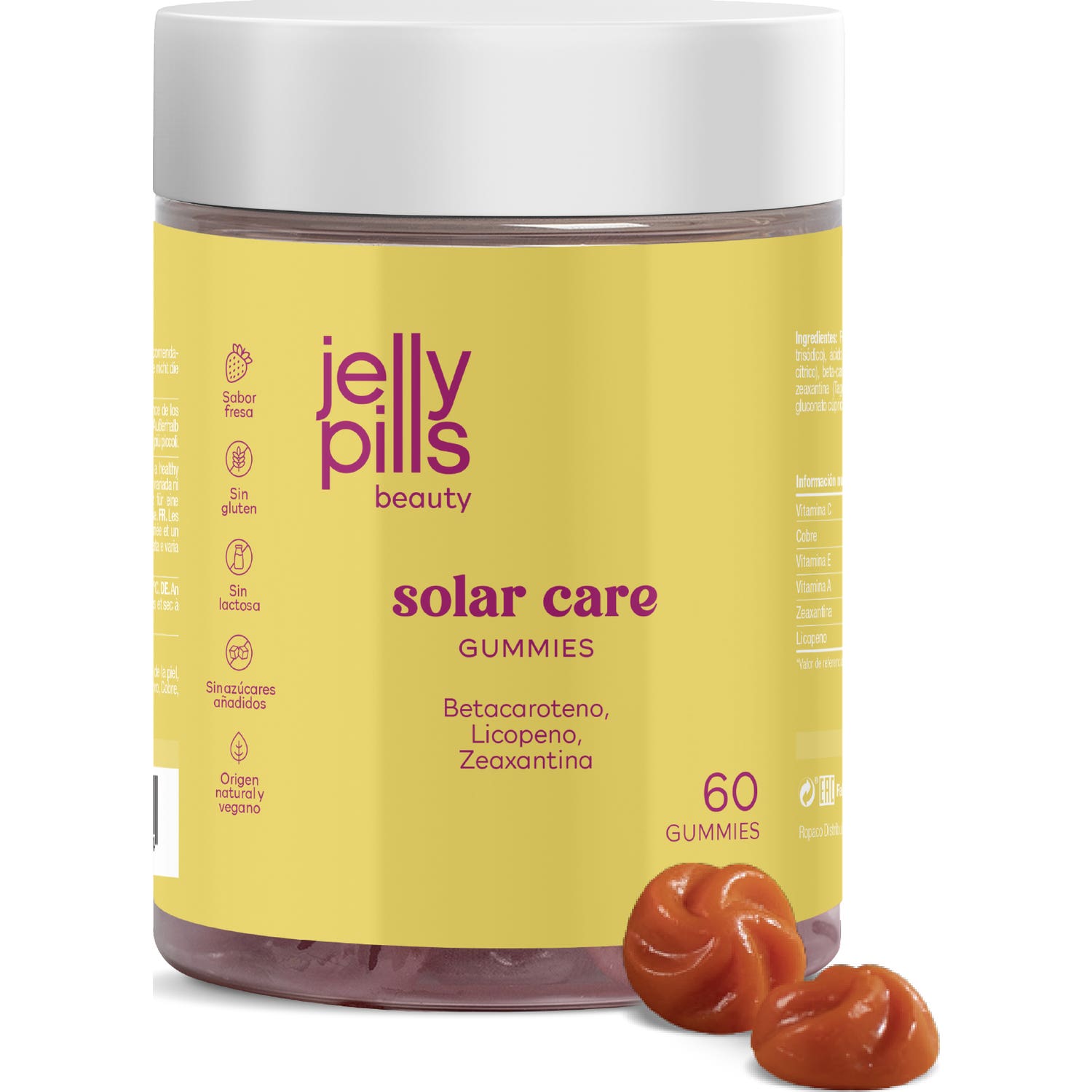 Jelly Pills® Solar Care Gummies 60uds