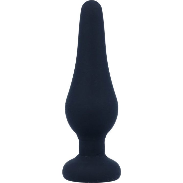 Intense Anal Plug Pipo S Silicone Negro 9.8cm 1ud