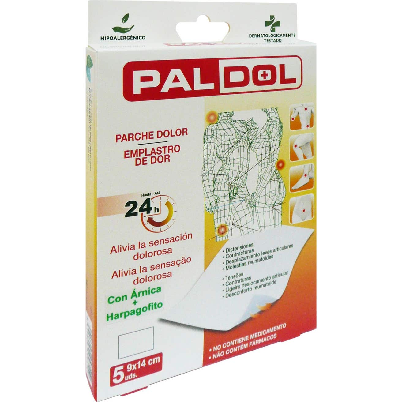 Parche Alivio Dolor Estuche De 5 Parches