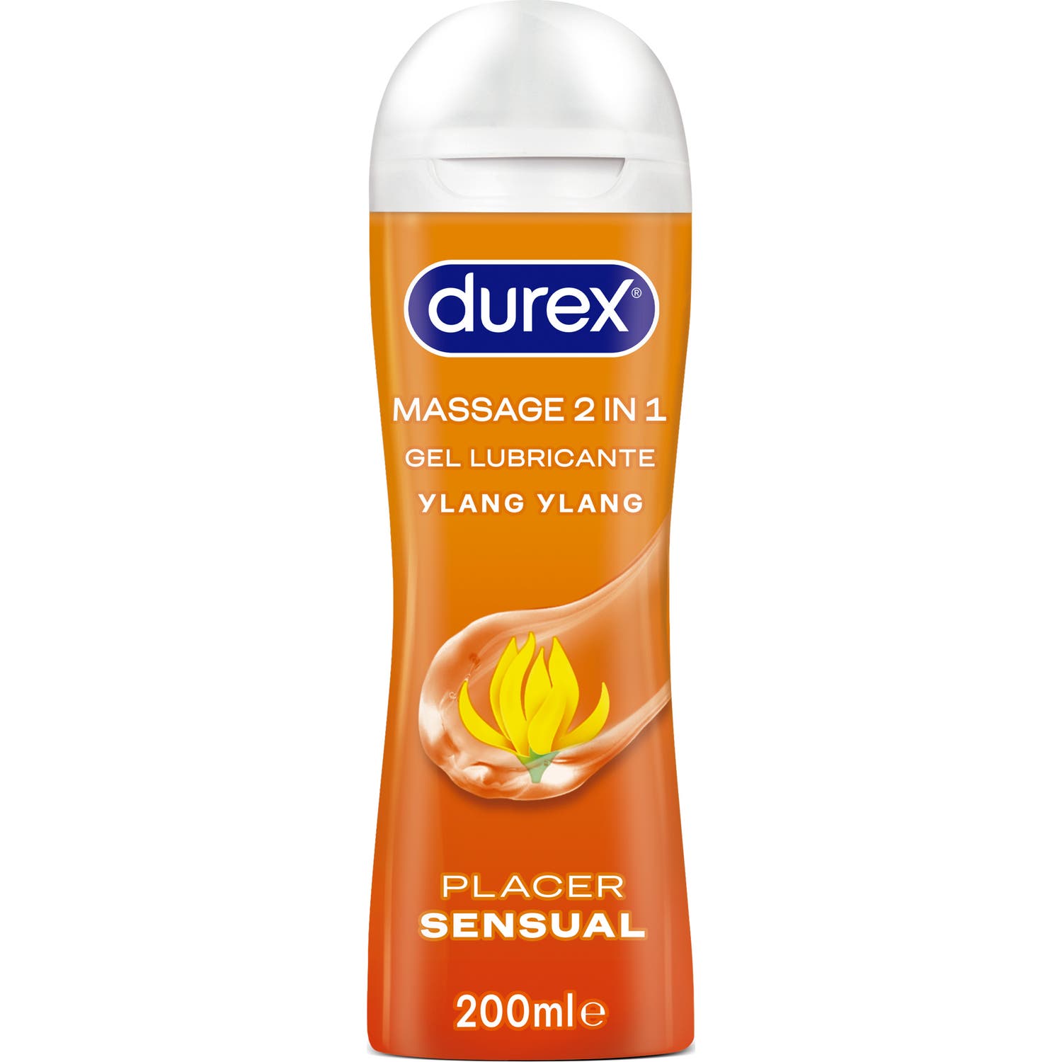 Durex Lubricante para Masajes Placer Sensual Ylang-Ylang 200ml
