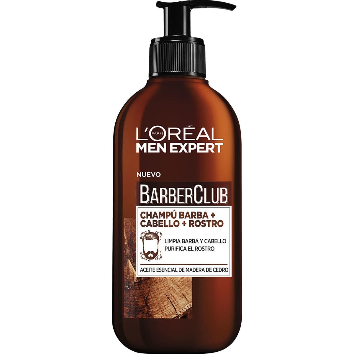 'L''Oreal Men Expert Barber Club Beard-Face-Hair Shampoo 200ml'
