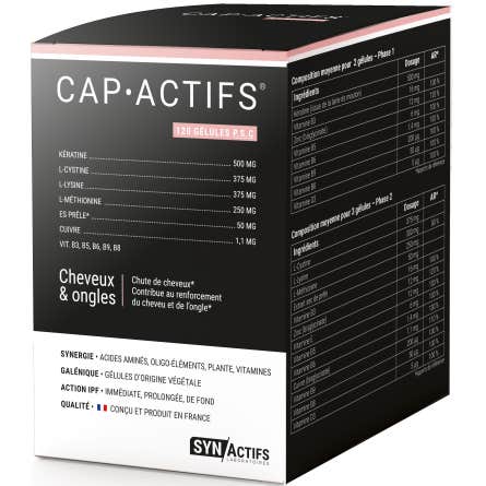 Synactives Capactives Pelo y Uñas 120 perlas
