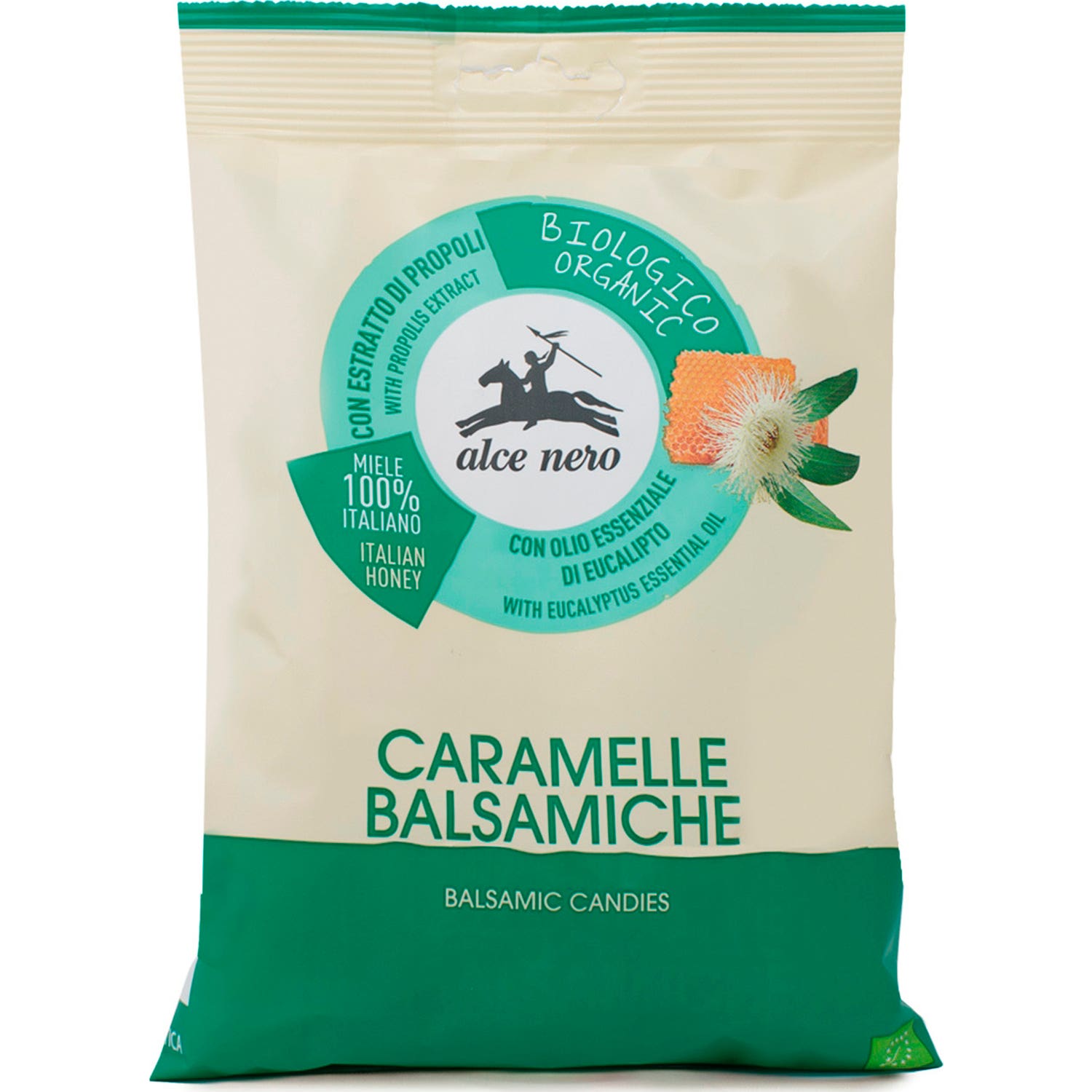 Alce Nero Caramelos Balsámicos Eco Miel Propóleo 100g