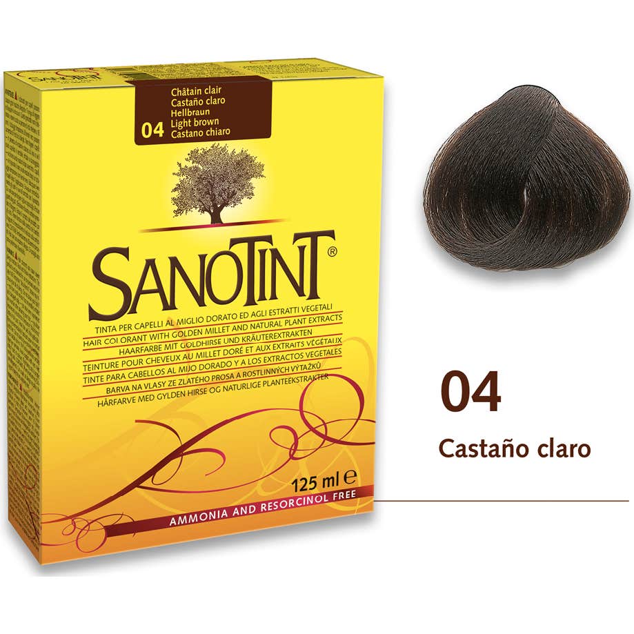 Santiveri Sanotint Tinte Classic 04 Castaño Claro 125ml