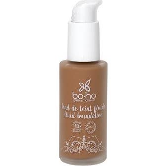 Boho Green Base Maquillaje Fluida Nro 08 Castaño Frío Bio 30ml