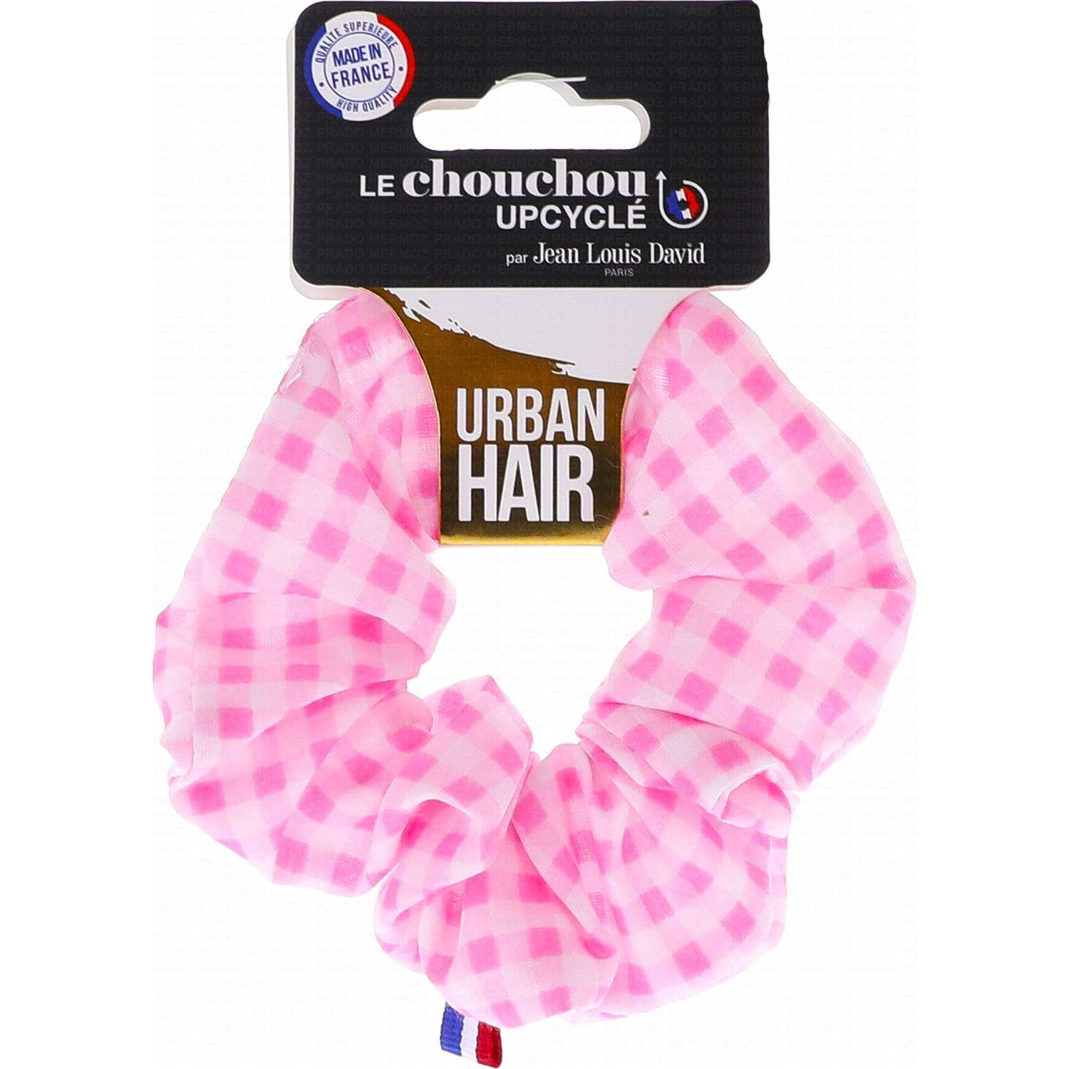 Jean Louis David Urban Hair Scrunchie Reciclado Estampado Vichy 1ud