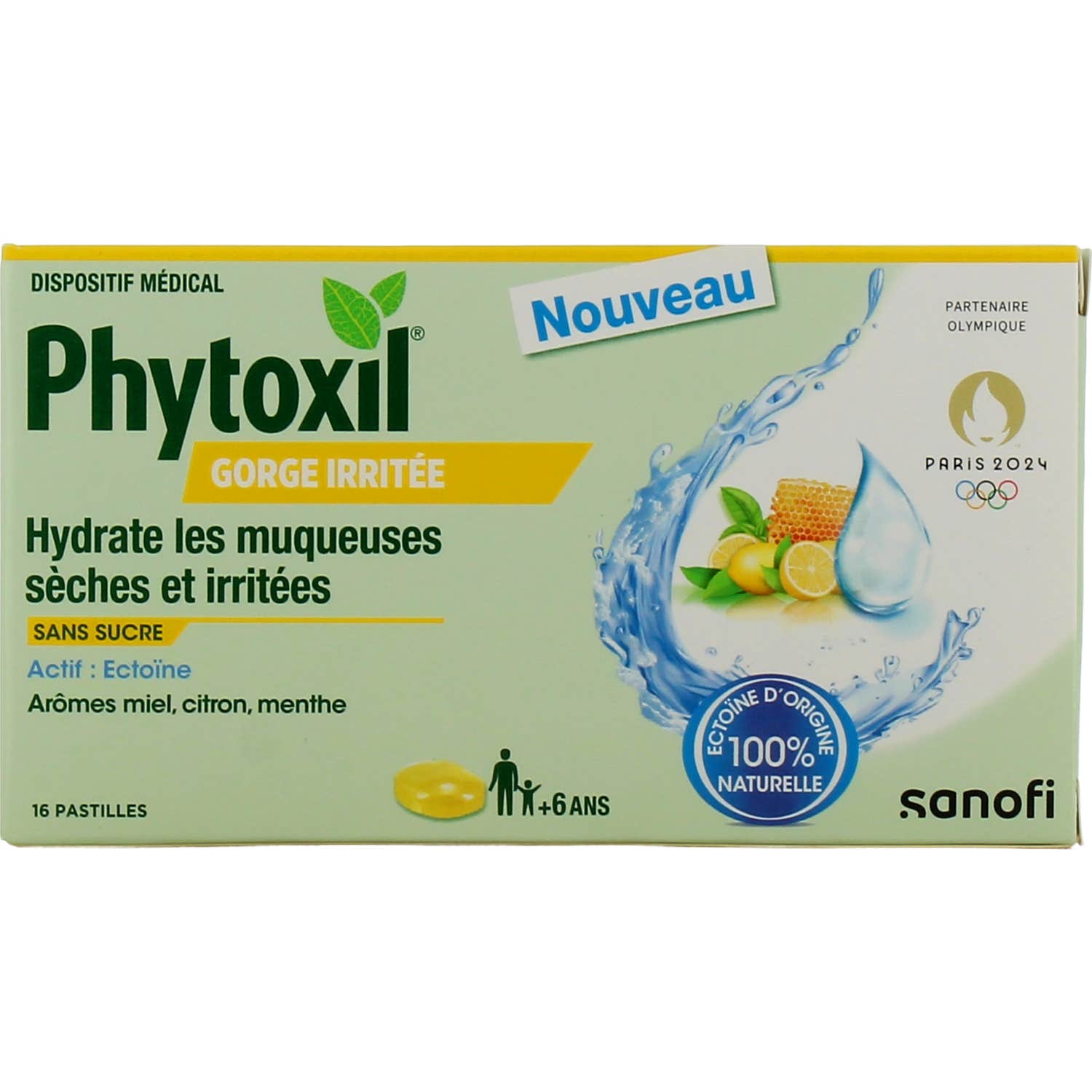 Phytoxil Pastillas para Garganta Irritada Limón +6 Años 16comp