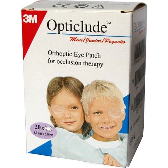 Opticlude Junior Mini 20Pcs3M