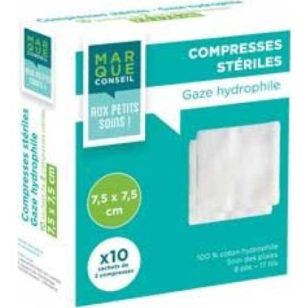 Marque Conseil Compresa Gasa Estéril 7,5x7,5 cm 25 uds