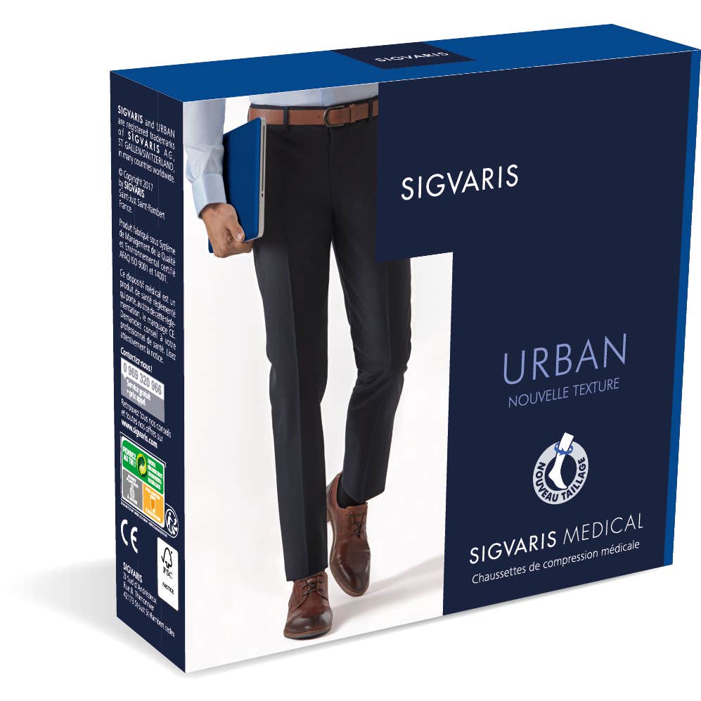 Sigvaris New Urban 2 Calcetín H Black NS 1 Par