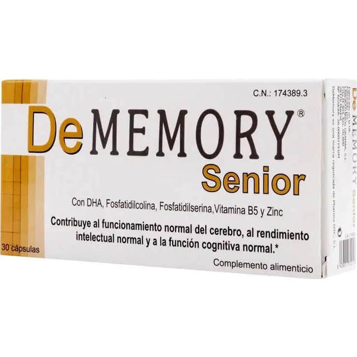 Pharma Otc Dememory Senior 30 Cápsulas - Imagen 3
