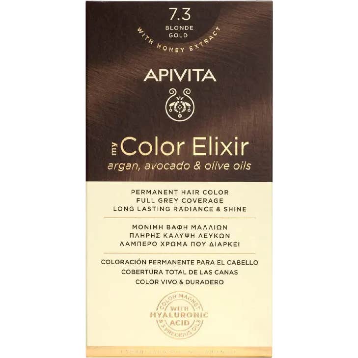 Apivita Tinte 7.3 Rubio Dorado 140 ml