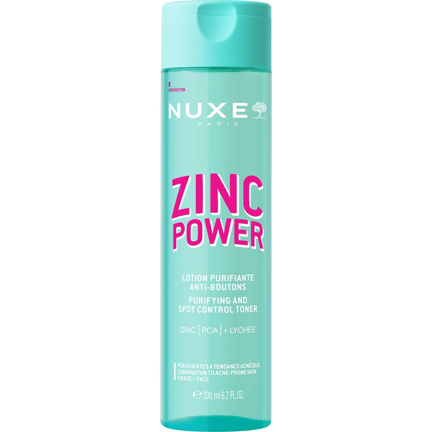 Nuxe Zinc Power Loción Purificante Y Control De Marcas 200ml