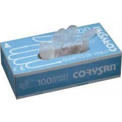 Guantes Corysan vinilo T grande 100 uds