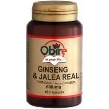 Obire Ginseng Y Jalea Real 60 Cápsulas De 600Mg - Imagen 3
