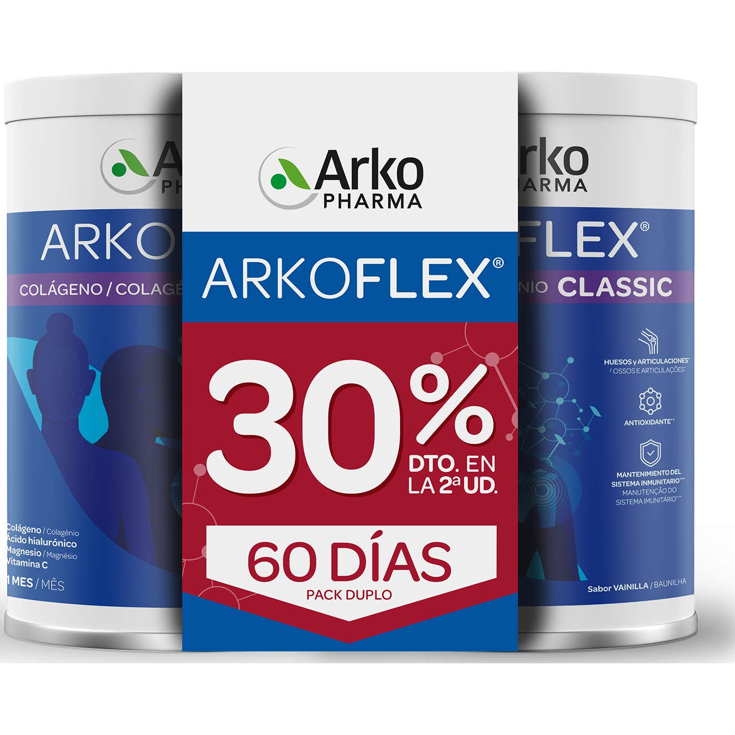 Arkopharma Arkoflex Colágeno Sabor Vainilla 2x360g