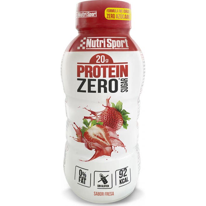 NutriSport Protein Zero Sugar Batido Fresa 330ml