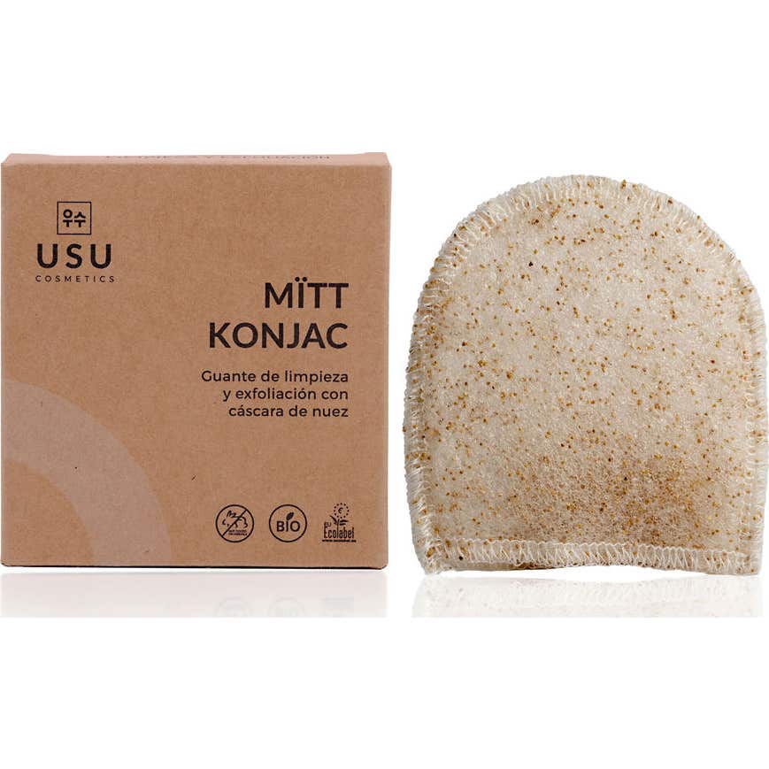 Usu Cosmetics Mïtt Konjac Guante Facial Limpiez Exfoliación 1 ud