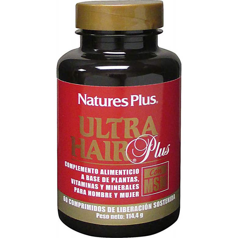 Naturesplus Ultra Hair Plus Con Msm 60 Comp