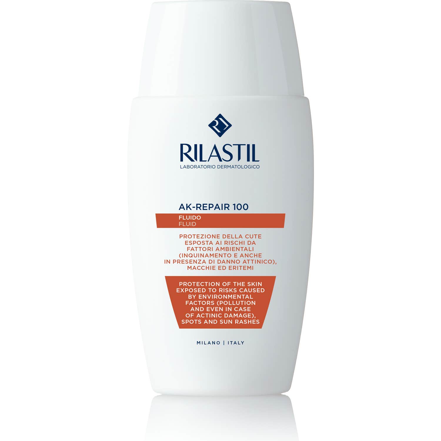 Rilastil Sun System Ak-Repair 100 Fluido Solar Facial Piel Sensible 50ml