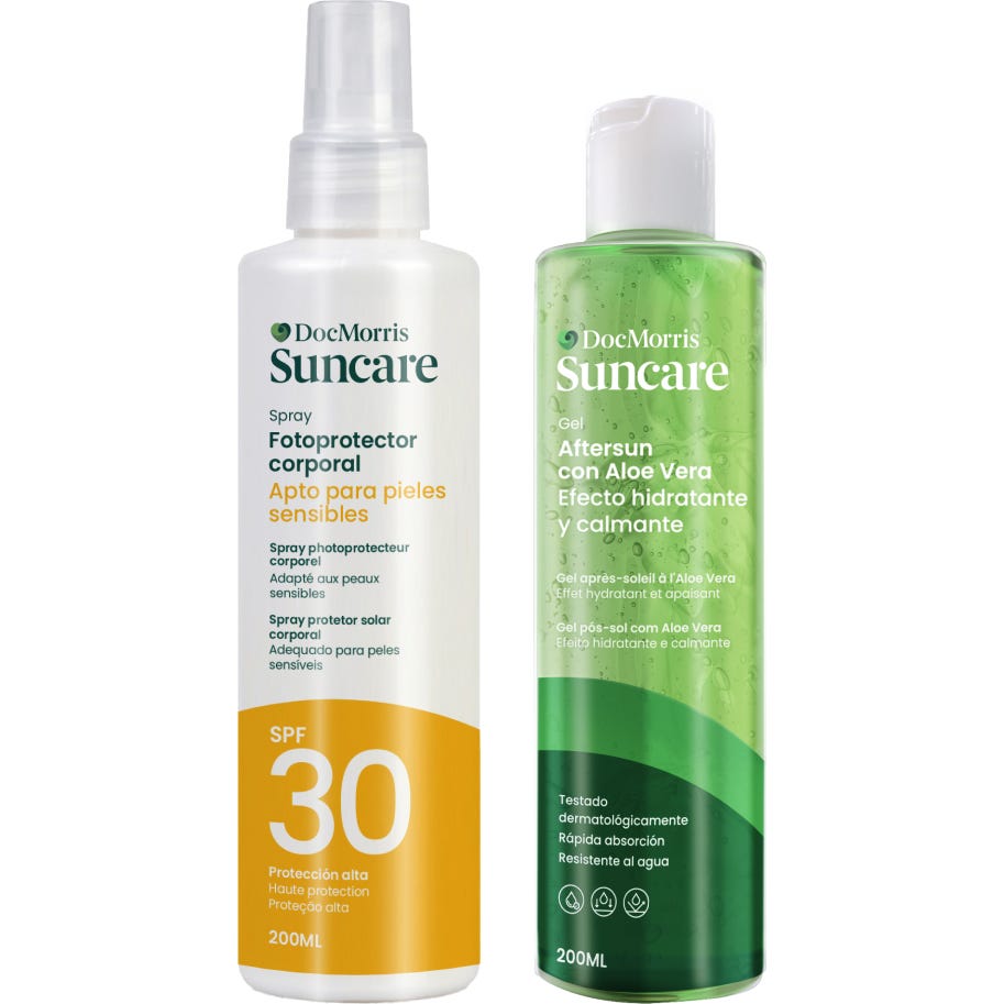 DocMorris PackSuncareSpray Corporal SPF30 200ml +Aftersun Gel 200ml