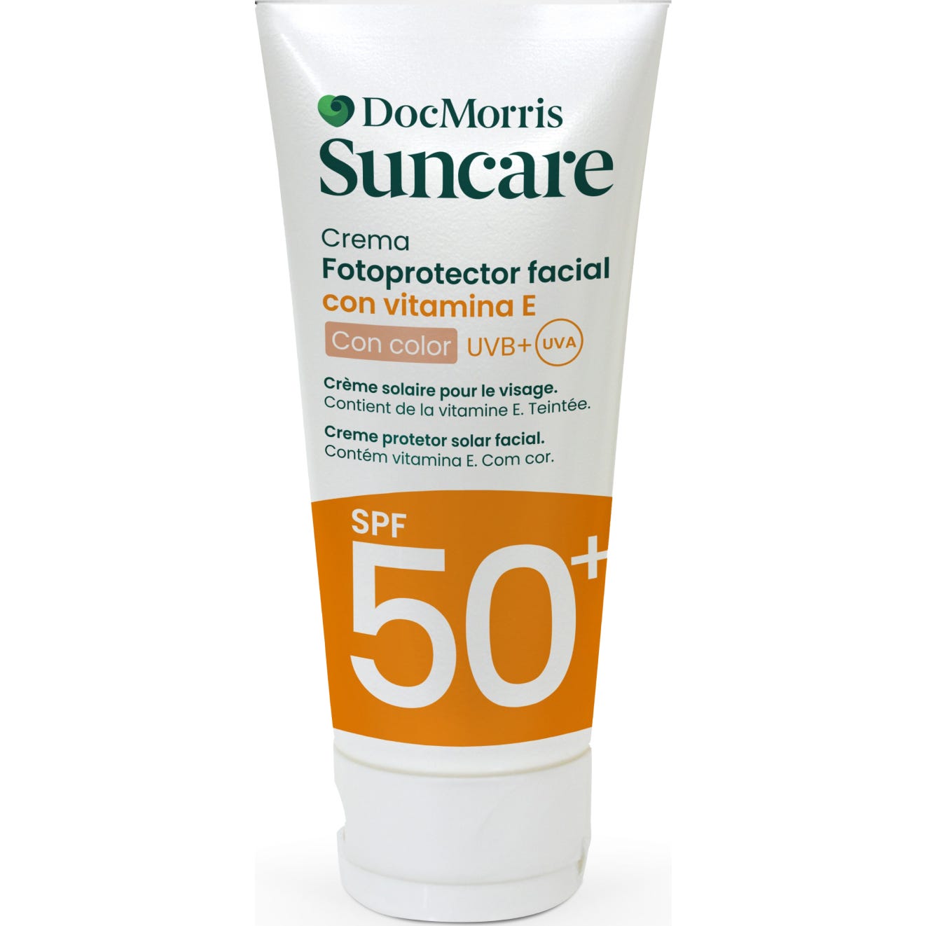 DocMorris Suncare Fotoprotector Crema Facial SPF50+ Con Color 50ml
