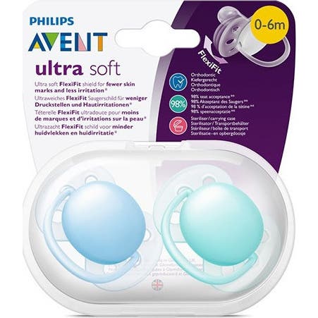 Philips Avent Chupete 0-6M Neutro 2uds