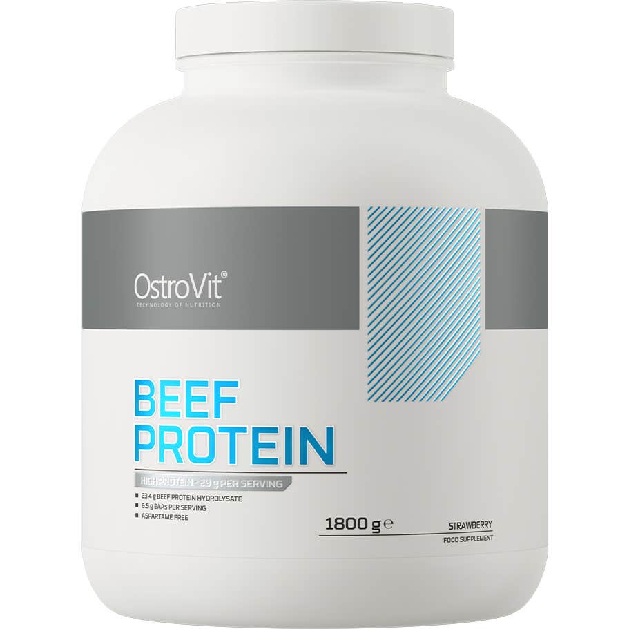 OstroVit Beef Protein Strawberry 1800g