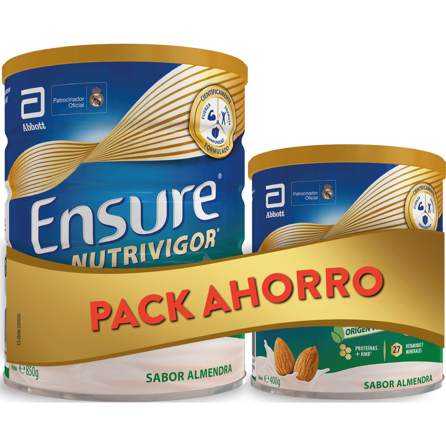 Ensure Nutrivigor Pack Origen Vegetal 850g + 400g