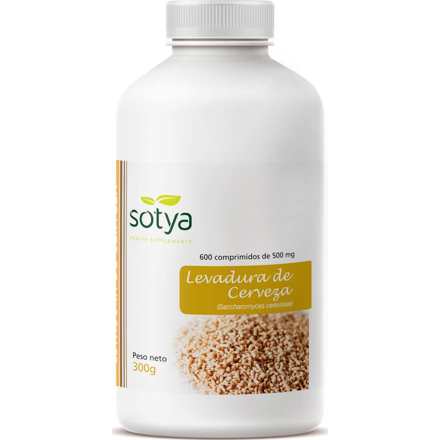 Sotya levadura de cerveza 600comp