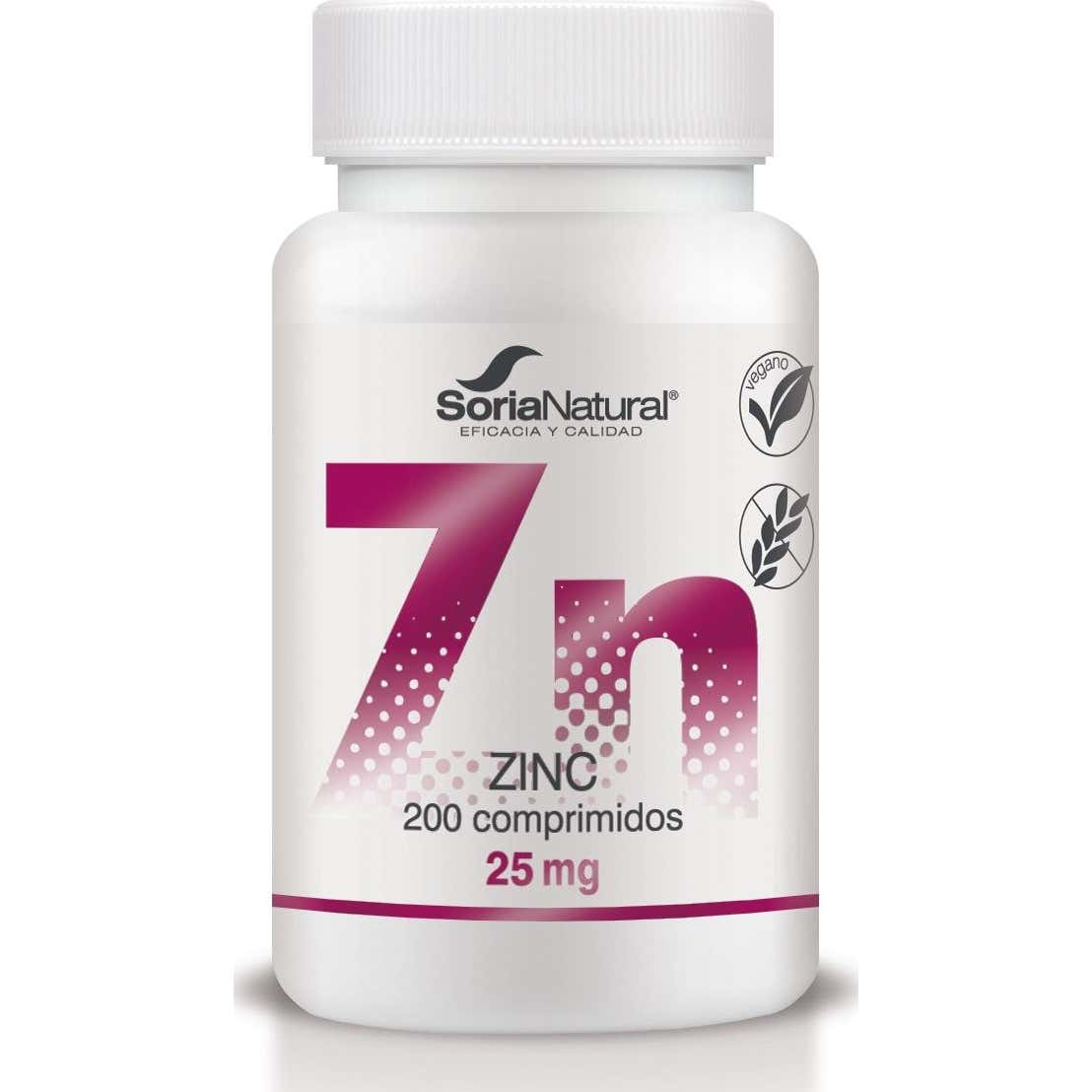 Soria Natural Zinc 350 mg 200 comp