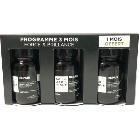 Lazartigue Repair Fuerza & ​​Brillo 3x30 Perlas