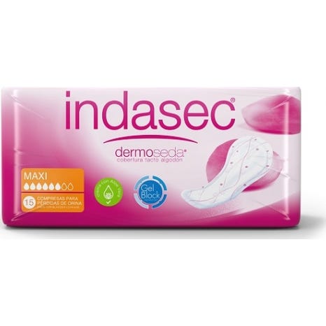 Indasec Maxi Compresas Perdidas Leves 15 Uds