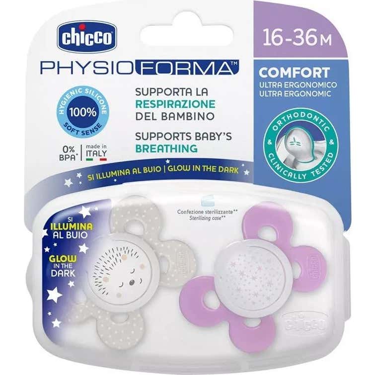Chicco Chupete Silicona Physio Comfort Infantil 16-36 M 2 uds