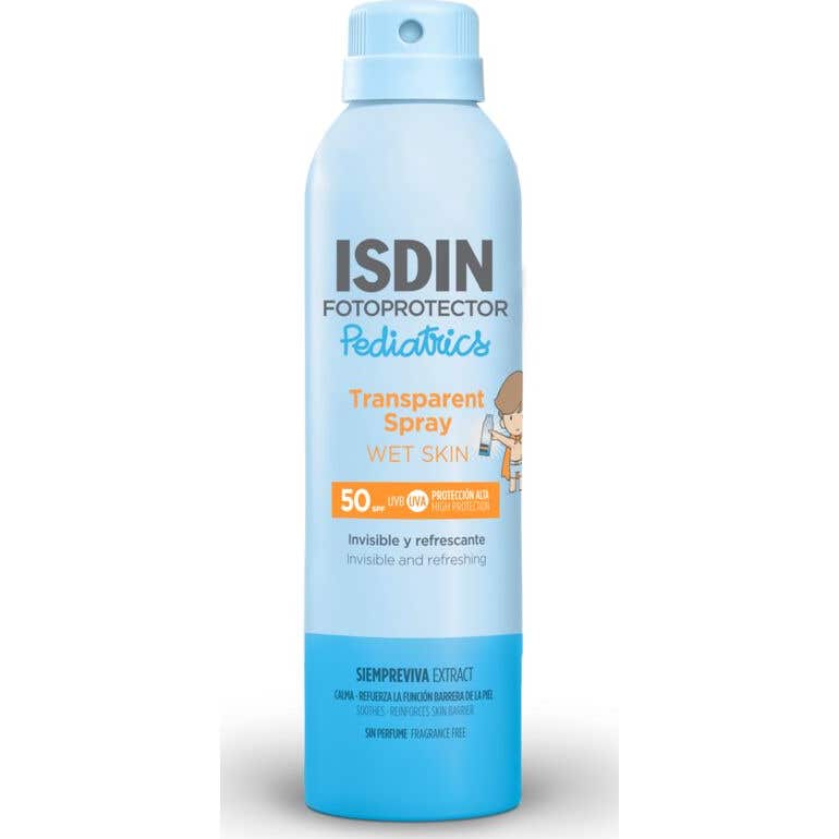 ISDIN Fotoprotector Pediatrics Transparent Spray Wet Skin SPF50 250ml