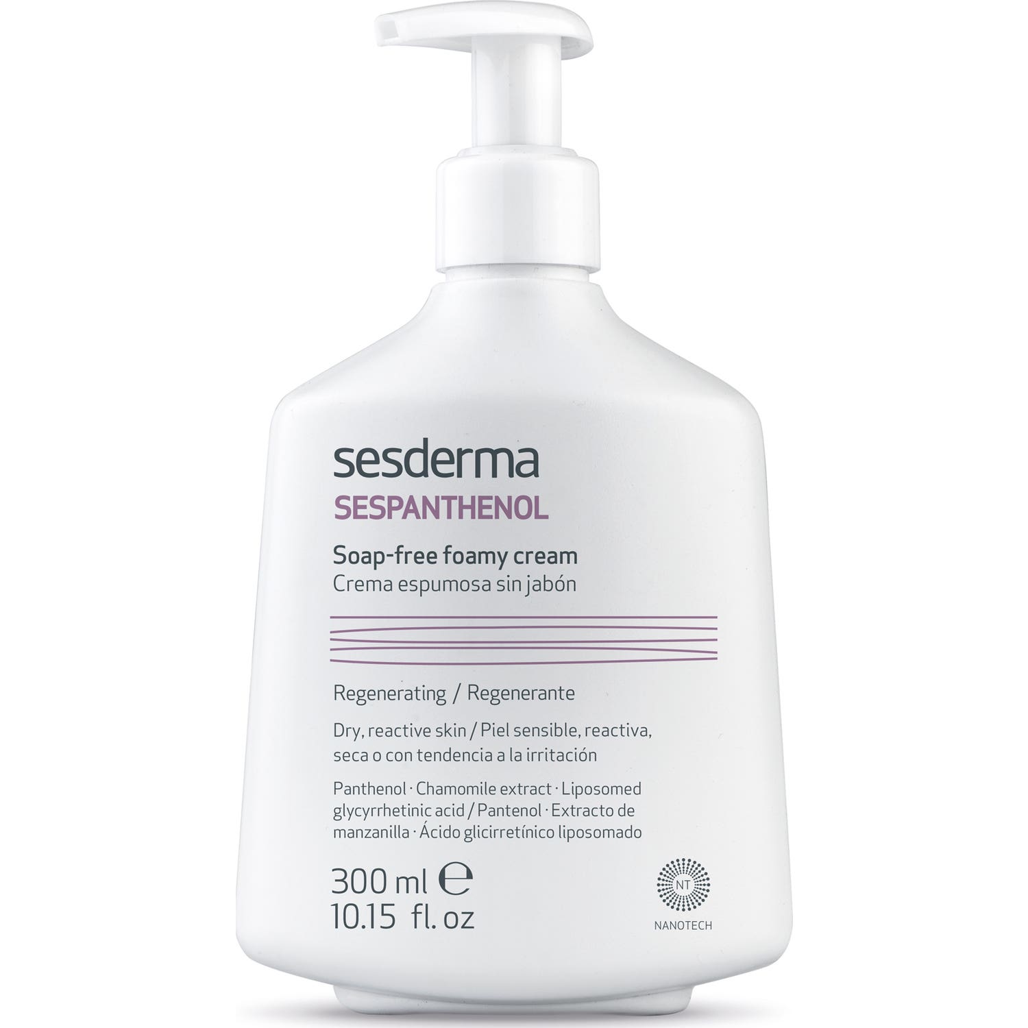 Sesderma Sespanthenol Crema Espumosa Sin Jabón 300ml