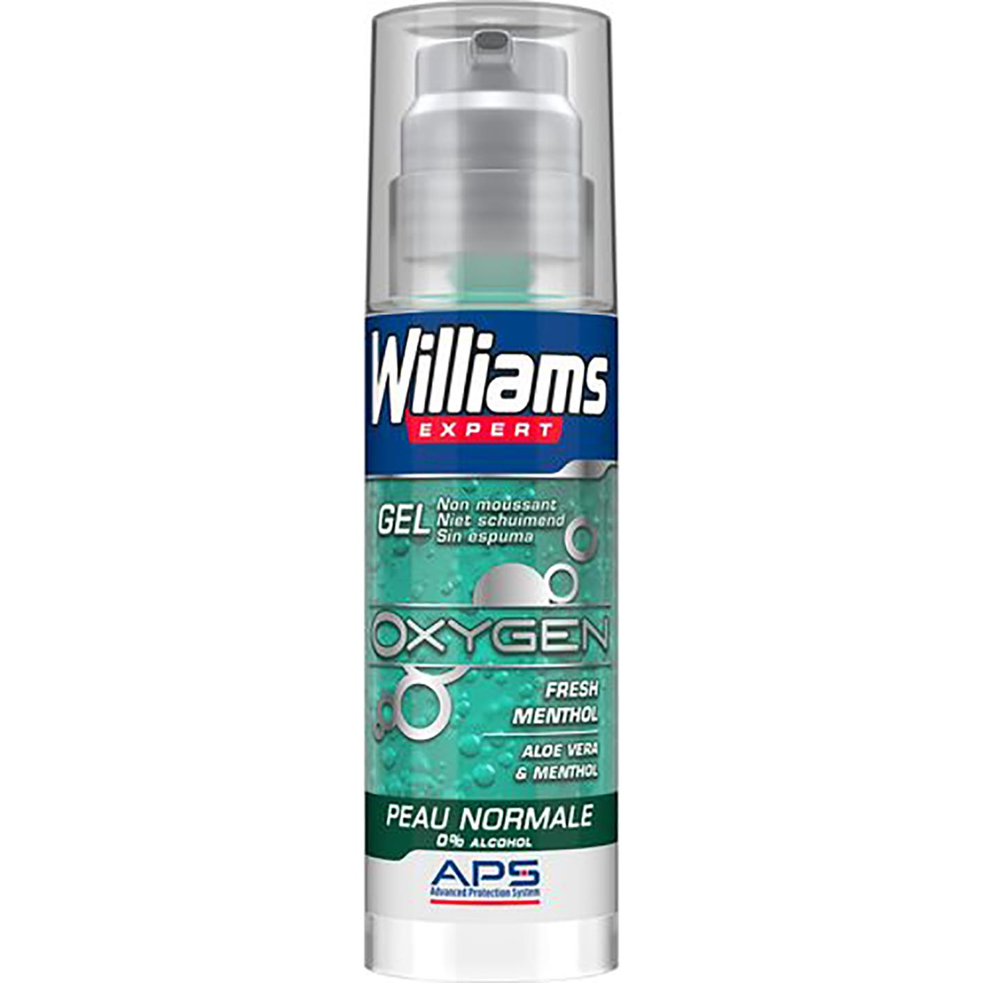 Williams Oxygen Gel de Afeitar Piel Normal Aloe Vera 150ml