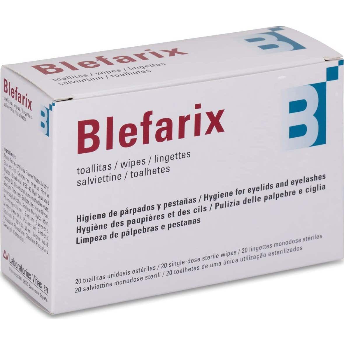 Blefarix toallitas 20uds