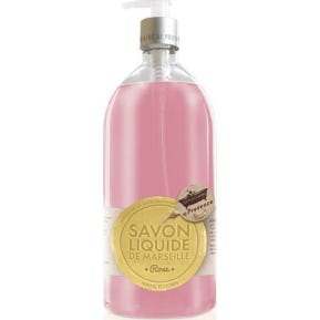 Les Petits Bains de Provence Jabón Líquido de Rosa de Marsella 1000 ml